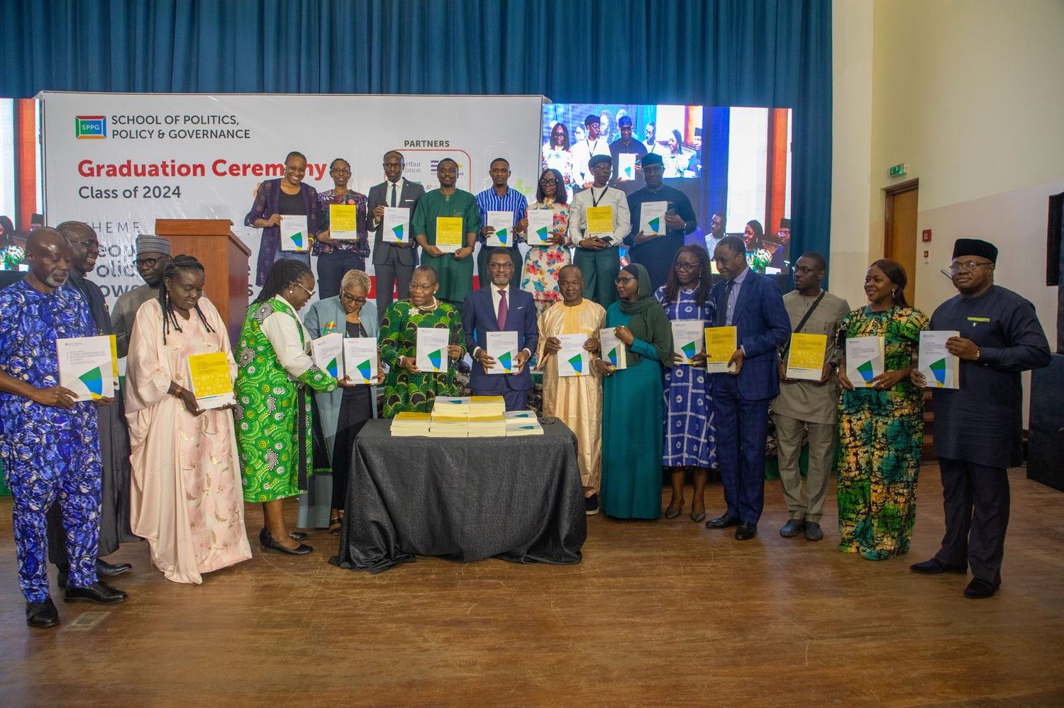 SPPG graduates gathered at the Shehu Musa Yar'Adua Centre