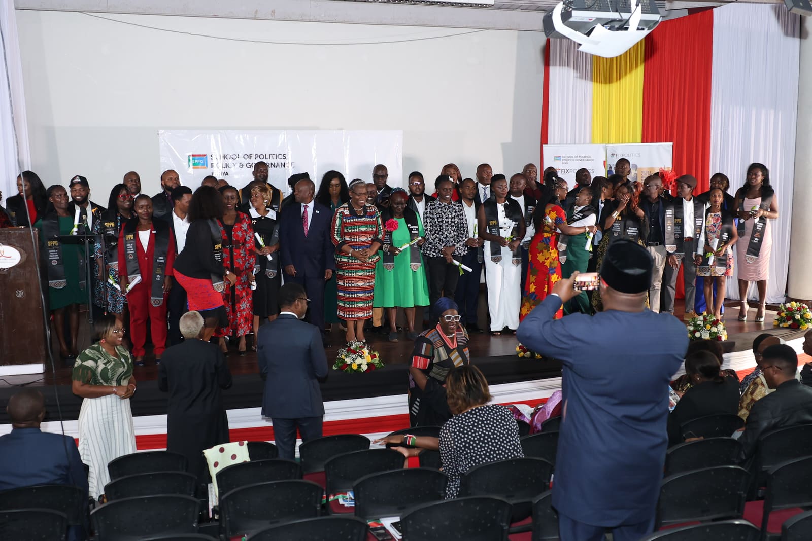 The full SPPG Kenya Pioneer Cohort 2026 on stage